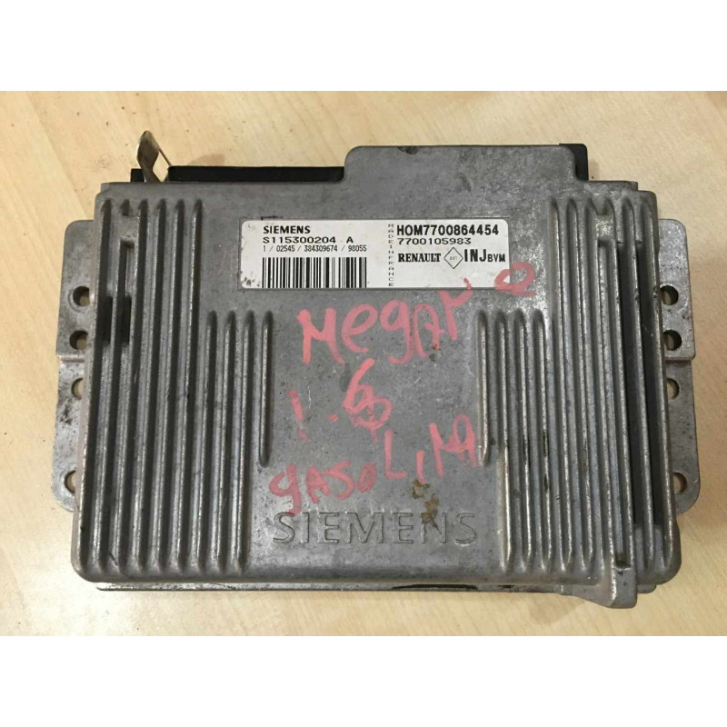 ECU MOTOR SIEMENS FENIX 5 S115300204A RENAULT 7700864454