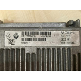 ECU MAGNETI MARELLI SFR200 16319.001 RENAULT CLIO 1.2i HOM7700868295 7700104481 7700102746 - WITH DISABLED IMMOBILIZER