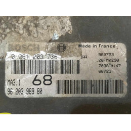 ECU MOTOR BOSCH MA3.1 0261203736 PSA 9620398980