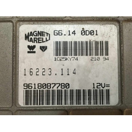 ECU MOTOR MAGNETI MARELLI G6.140D01 16223.114 PSA 9618087780