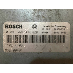 ECU MOTOR BOSCH EDC1.3.1 MSA11-10.24 0281001418 ROVER MSB100491