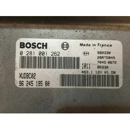 ECU MOTOR BOSCH AS3.1 0281001262 PSA 9624519580