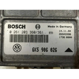 ECU MOTOR BOSCH MA1.2.3 0261203360/361 VAG 6K5906026