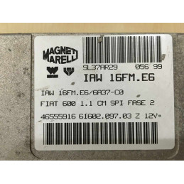 ECU MOTOR MAGNETI MARELLI IAW 16FM.E6 6160209703 FIAT 46555916