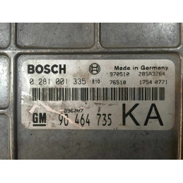 ECU MOTOR BOSCH EDCMSA15.6 0281001335 OPEL 90464735 KA