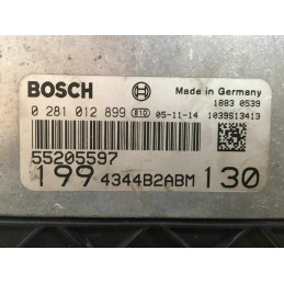 ECU MOTOR BOSCH EDC16C39-5.W1 0281012899 FIAT 55205597