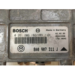 ECU MOTOR BOSCH MA1.2.3 0261203192/193 VAG 8A0907311J