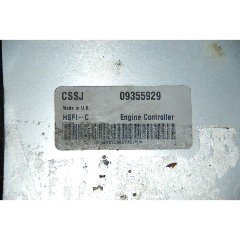 ENGINE ECU DELPHI DELCO HSFI-C OPEL 09355929 - WITH PIN CODE
