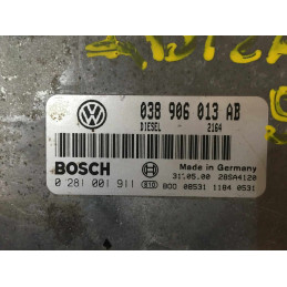 ECU MOTOR BOSCH EDC15V 0281001911 VAG 038906013AB