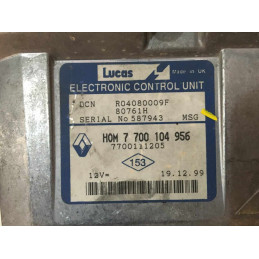 ECU MOTOR LUCAS DCN R04080009F 80761H RENAULT CLIO II 1.9 D 48KW 65CV L4 8V 7700104956 HOM7700104956