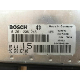 ECU MOTOR BOSCH M7.4.4 0261206246 PSA 9637838780