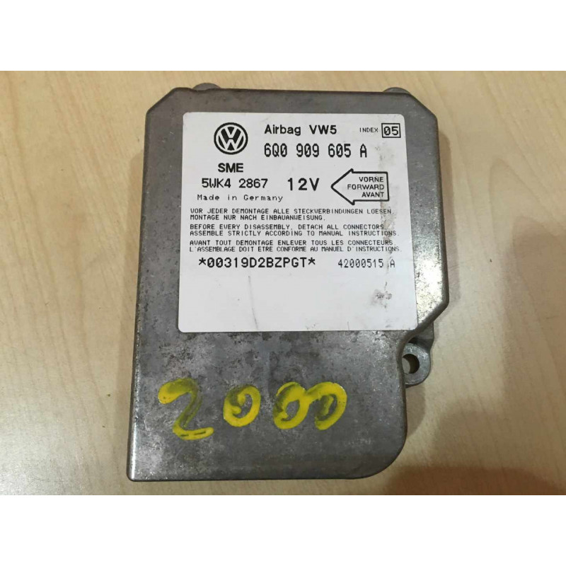 ECU AIRBAG SIEMENS 5WK42867 VAG 6Q0909605A INDEX05