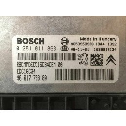 BOSCH EDC15C3 0281011101 RENAULT 8200163528