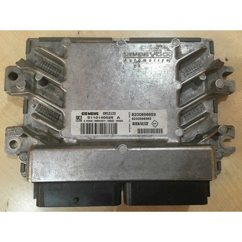 ECU MOTOR SIEMENS EMS 3132 S110140025A DACIA 8200856659 8200598393 - VIRGEN