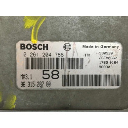 ECU MOTOR BOSCH MA3.1 0261204788 PSA 9631528780