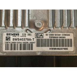 ECU MOTOR SIEMENS SID 201 5WS40379A-T PSA 9648237680