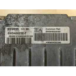 ECU MOTOR SIEMENS SID 801 5WS40023E-T PSA 9644302380