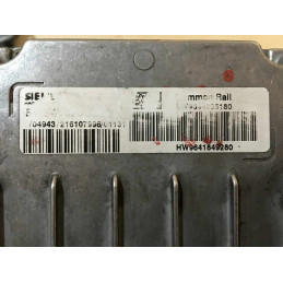 ECU MOTOR SIEMENS SID 801 5WS40020G-T PSA HW 9641849280 SW 9644895180 - CON INMOVILIZADOR ANULADO (INMO / IMMO OFF)