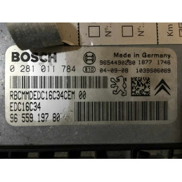 ECU MOTOR BOSCH EDC16C34-2.50 0281011784 PSA 9655919780