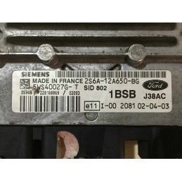 ECU MOTOR SIEMENS SID 802 5WS40027G-T FORD 2S6A-12A650-BG