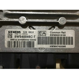 ECU MOTOR SIEMENS SID 801A 5WS40046C-T PSA 9647423380