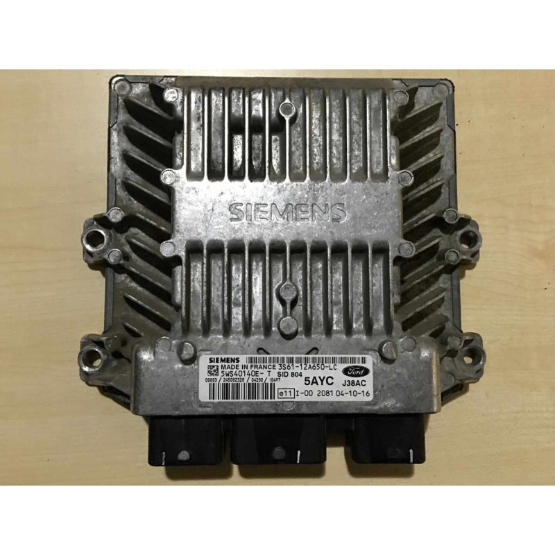 ECU MOTOR SIEMENS SID 804 5WS40140D-T FORD 3S61-12A650-LB