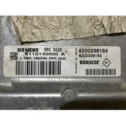 ECU MOTOR SIEMENS EMS 3132 S110140000A RENAULT 8200298164