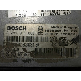 ECU MOTOR BOSCH EDC16C34-2.10 0281011863 PSA 9659342280