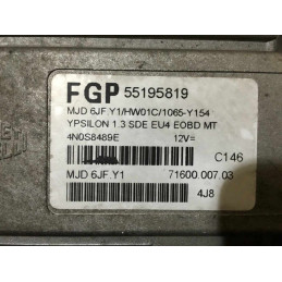 ECU MOTOR MAGNETI MARELLI MJD 6JF.Y1 7160000703 LANCIA 55195819