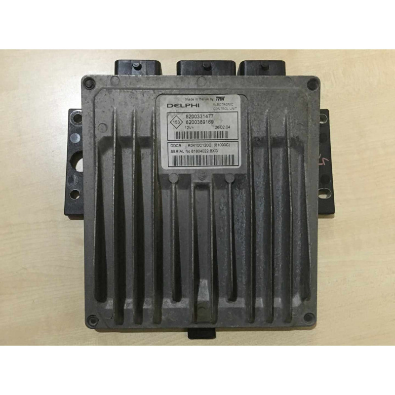 ECU MOTOR DELPHI DDCR R0410C120C RENAULT 8200331477 8200389169 ECU MOTOR DELPHI DDCR R0410C120C RENAULT 8200331477 8200389169