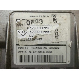 ECU MOTOR DELPHI DCM1.2 R0410B041C RENAULT 8200911560