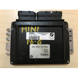 ECU SIEMENS EMS2 S118012001N MINI I (R50) 1.6i 85KW 115CV 12147527610-01 - CON INMOVILIZADOR ANULADO (INMO / IMMO OFF)
