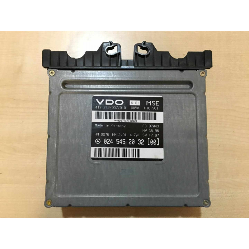 ENGINE ECU VDO 412323007010 MERCEDES 0245452032