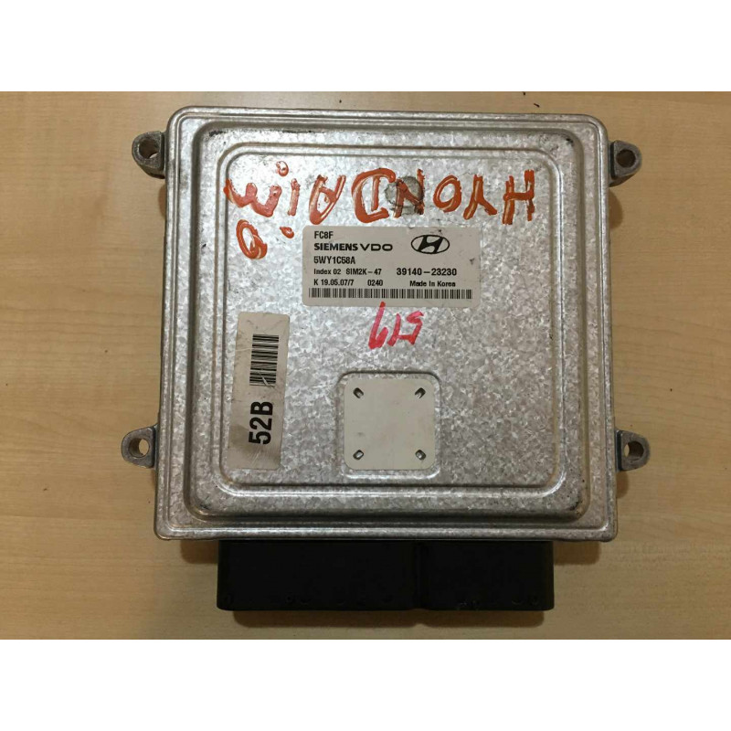 ECU MOTOR SIEMENS VDO SIM2K-47 5WY1C58A HYUNDAI 39140-23230