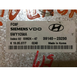 ECU MOTOR SIEMENS VDO SIM2K-47 5WY1C58A HYUNDAI 39140-23230