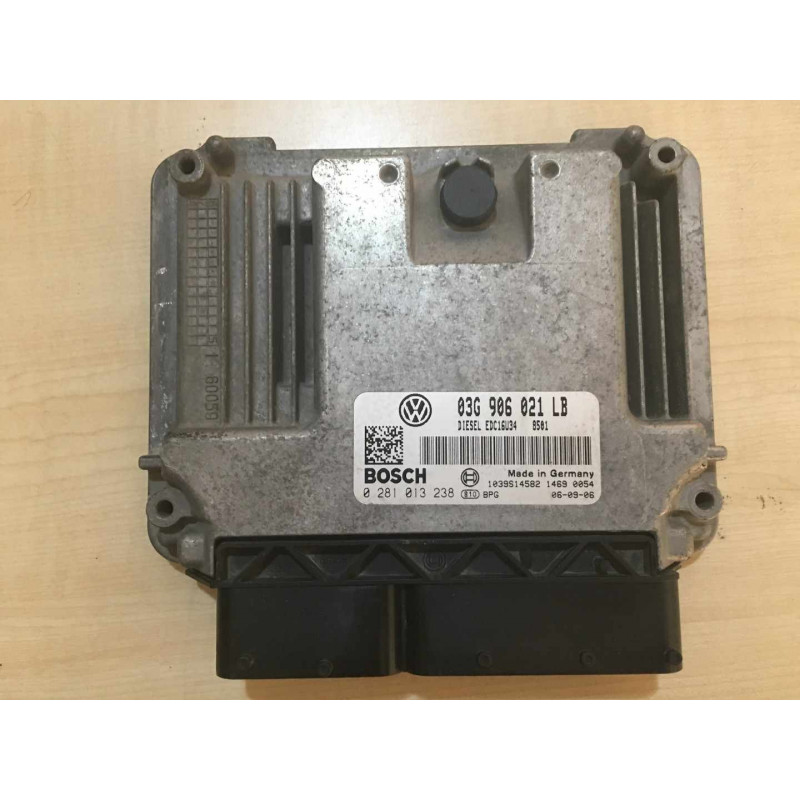 ECU MOTOR BOSCH EDC16U34-3.42 0281013238 VAG 03G906021LB