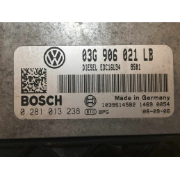 ECU MOTOR BOSCH EDC16U34-3.42 0281013238 VAG 03G906021LB