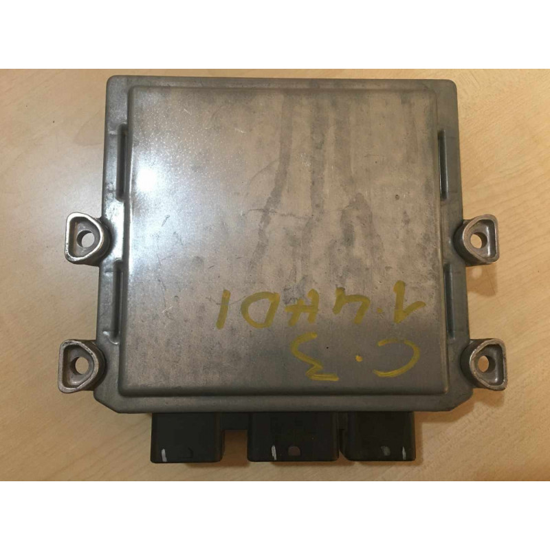 ECU MOTOR SIEMENS SID 804 5WS40110CT PSA HW 9648624280 SW 9653447480