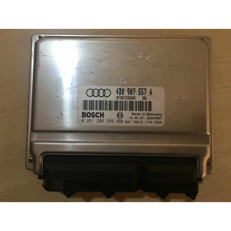 ENGINE ECU BOSCH M3.8.2 0261204256 VAG 4B0907557A