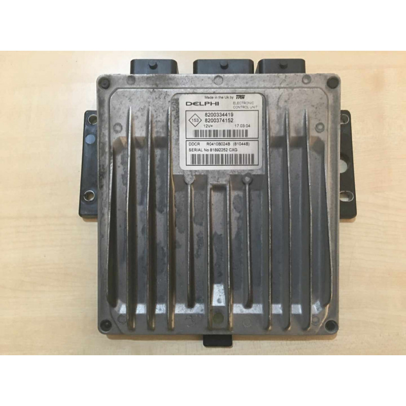 ECU MOTOR DELPHI DDCR R0410B024B RENAULT 8200334419