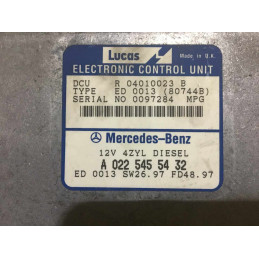ENGINE ECU LUCAS DCU R04010023B MERCEDES A0225455432