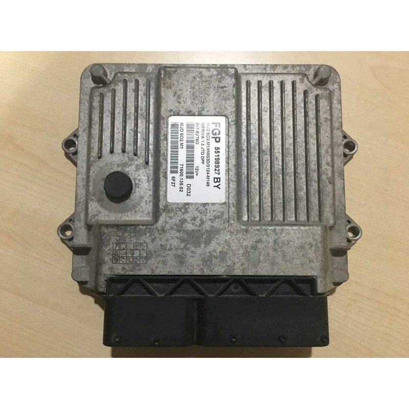 ECU MOTOR MAGNETI MARELLI MJD 6O2.M1 7160013502 OPEL 55198927 BY