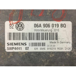 ENGINE ECU SIEMENS SIMOS 2.1B 5WP444102 VAG 06A906019BQ