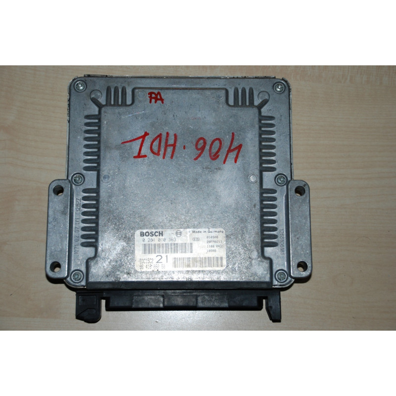 ECU BOSCH EDC15C2-6.1 0281010363 PEUGEOT 406 I 2.0 HDI 81KW 110HP RHZ 9641608080 - WITH DISABLED IMMOBILIZER (IMMO OFF)