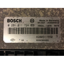 ECU MOTOR BOSCH EDC15C13-6.2 0281011724 RENAULT 8200311550