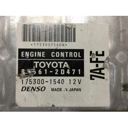 ECU MOTOR DENSO 175300-1540 TOYOTA 89661-2D471