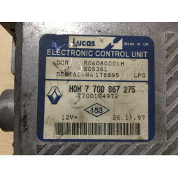 ECU MOTOR LUCAS DCN R04080001H 80536L RENAULT MEGANE I 1.9 DTI 68KW 92CV 7700104972 HOM700867275