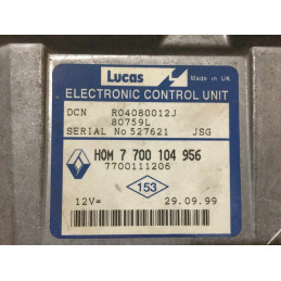 ECU MOTOR LUCAS DCN R04080012J RENAULT 7700104956