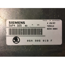 ECU MOTOR SIEMENS SIMOS 2 KWP32503 VAG 06A906019F