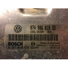 ECU MOTOR BOSCH EDC15VM+2.V3 0281010638 VAG 074906018BD